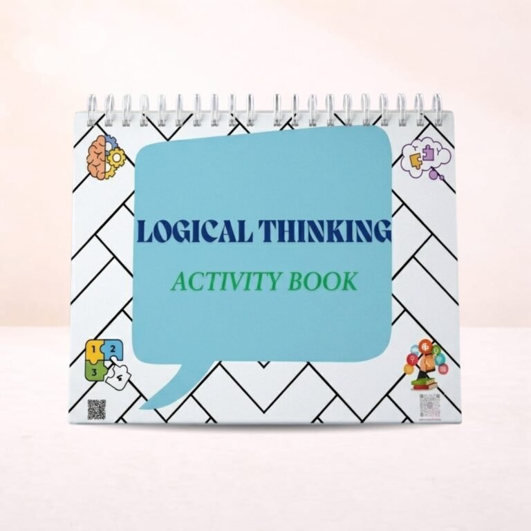 logical thinking activity book for kids