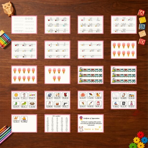 All in One Learning Kit set of 3 activity books for kids