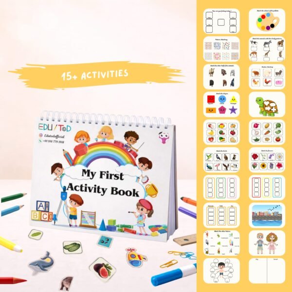 My First Activity Book Velcro activity book for toddlers India